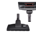 TR270 Wessel-Werk Combination Carpet & Bare Floor Tool in Black with 1 1/4" (32mm) Neck, Plastic Base, & 1 Large Wheel