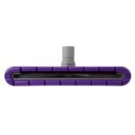 Johnny Vac BR444 1 1/2" (38.1 mm) Carpet Brush/Rug Tool EZ Glide, 13", Grey/Black/Purple