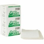 Kruger 01900 White Swan Single Fold Hand Towel, White, 4000 Sheets/case