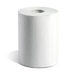 Pur Value 102400 Roll Towel, White, 8" x 600' x 12/case  (12620, H060, 102400 , 101020 ) (AB DRY 600')