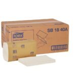 Tork SB1840A Single Fold Hand Towels, White, 4000 Sheets/case (16 pkgs of 250 sheets) (57760363)
