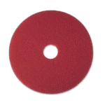 3M Floor Pad, 17" Red Buffer