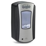 Gojo 1919-04 LTX-12 Automatic Hand Soap Dispenser 1200 mL, Chrome & Black
