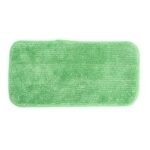 Hospeco MicroWorks 11" Sphergo Microfibre Flat Mop Pad, Green
