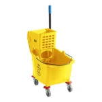 SPPL7580-YEL Mop Bucket & Wringer Combo, 36L, Side press, Yellow