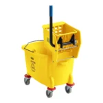 SPPL7580-YEL Mop Bucket & Wringer Combo, 36L, Side press, Yellow - Image 2