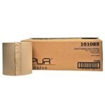 Pur Value 101023 Roll Towel, Brown, 8" x 800' x 6/case (6810,101023) H085 (HWT800K) (102402) (57760359) (644434)