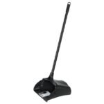 Rubbermaid FG253100BLA Executive Series Lobby Pro Dustpan w/Long Handle, Black - Image 3
