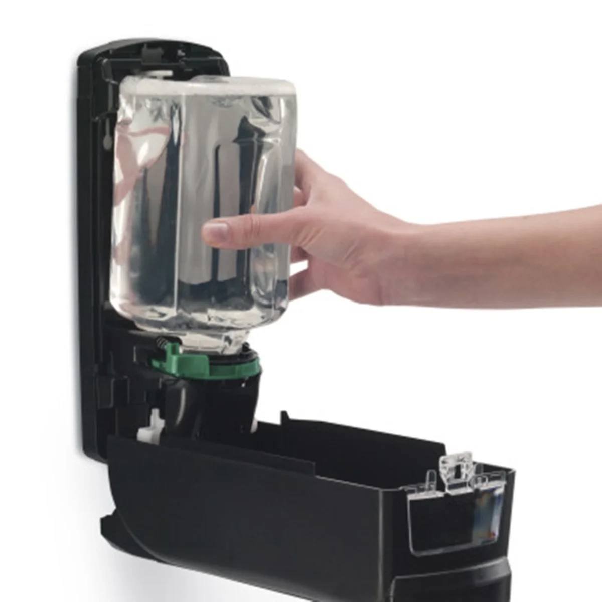 Primory P0884 ADX-12 Manual Hand Soap Dispenser 1250 mL, White(Topline logo) - Image 2