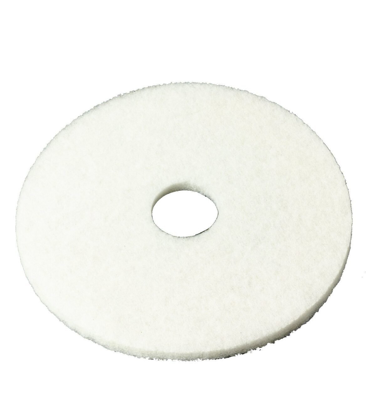 3M Floor Pad, 14" White Super Polish (F-4100-WHT-14) - Image 1