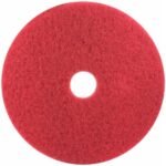 3M Floor Pad, 15" Red Buffer