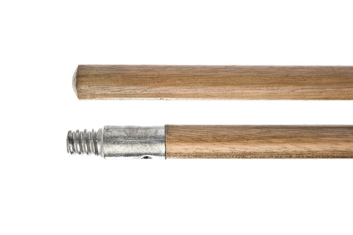 AGF 52504 - Wooden Handle, 15/16" x 54", Threaded Tip (1654) - Image 1