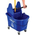BWD33100-BL Bucket & Wringer Combo, Downpress, Blue, 30L / 32 Qt - Image 2