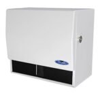 Frost 101 Metal Universal Hand Towel Dispenser, White (Single fold / roll towel)