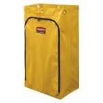 JS0008 Universal Replacement Yellow Vinyl Bag for Janitor Cart