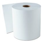 Classique 6820 Deluxe Hardwound Roll Towel, White, 8" x 800' x 6/case