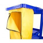 JS0006BU Janitor Cart, Complete, Blue - Image 2