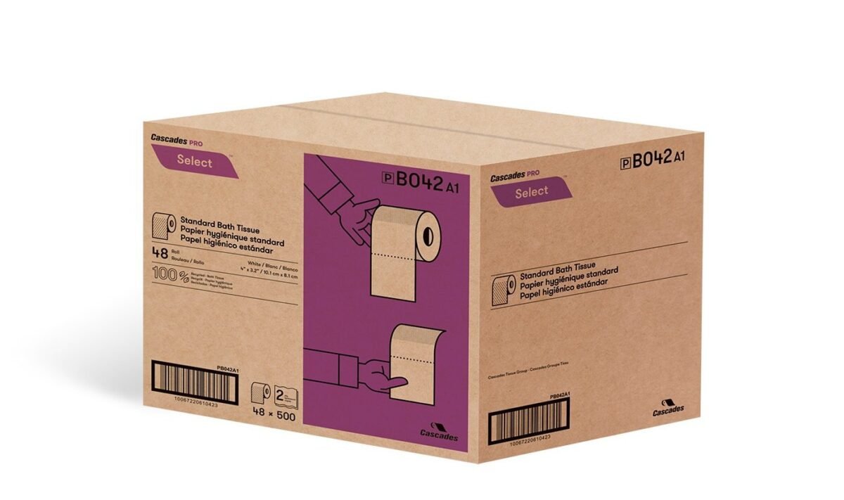 Classique Bathroom Tissue 2 Ply, 500 Sheets, 48 rolls/case (b042) - Image 1