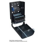 Cascades C340 PRO Tandem Mechanical No-touch Roll Towel Dispenser, Dark Gray - Image 2
