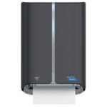 Cascades C350 PRO Tandem Electronic Roll Towel Dispenser, Dark Gray