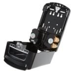 Gojo 1919-04 LTX-12 Automatic Hand Soap Dispenser 1200 mL, Chrome & Black - Image 4
