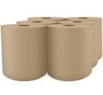 Classique 12350 Roll Towel, Brown, 8" x 350' x 12/case (H235) (H035A1) (HWT350K)
Pur Value + Cascade 350K - Image 2