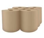 Pur Value 101023 Roll Towel, Brown, 8" x 800' x 6/case (6810,101023) H085 (HWT800K) (102402) (57760359) (644434) - Image 2