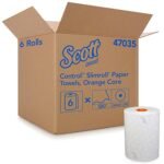 Kimberly Clark Scott 47035 Pro Slimroll Towels, White, 8" x 580' x 6/case