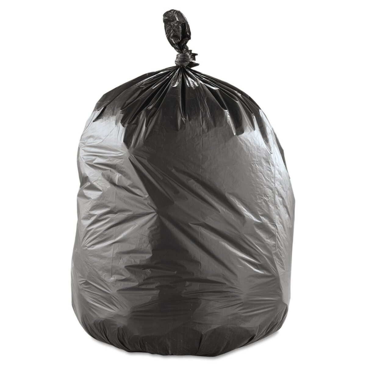 Polykar Garbage Bags, 30" x 38", 125/cs, X-Strong Black - Image 1