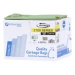 Ralston Compostable Garbage Bag, 26" x 36" Regular Strength, 200/case, Green