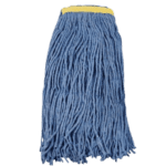 Narrow Band Cut-End Wet Mop Head, Blue, Small, 16 oz / 450 g