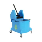 BWD41100-BL Bucket & Wringer Combo, Downpress, Blue, 37L / 40 Qt