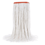 Rayon Cut-End, Narrow Band Wet Mop Head, White, Large (24 Oz / 650 g) (bagged)