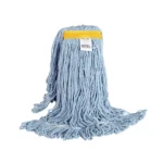 EcoLoop Wet Mop, Looped End, Narrow Band, Blue, Small, 16 Oz / 450g