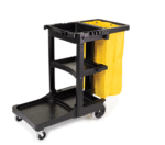 Rubbermaid Commercial 6173-88 Complete Janitor Cart w/ Zippered Bag