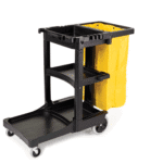 Rubbermaid Commercial 6173-88 Complete Janitor Cart w/ Zippered Bag