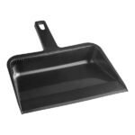 Plastic Dustpan, Handheld, 12", Black