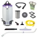 Proteam 107688 GoFit 10, 10 qt. Backpack Vacuum w/ Xover Multi-Surface Telescoping Wand Tool Kit - Image 2