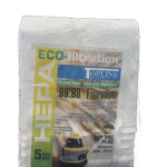 580SHL HEPA Vacuum Bags, White, 5/pkg (for TopVac vacuums, JV125, JV202, YES, 1, 2 & PLUS)