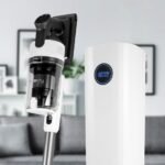 JV259WB Cordless Stick Vacuum Cleaner w/ Charging Station, Serenity, 2X Batteries 25.9V, White - Image 5