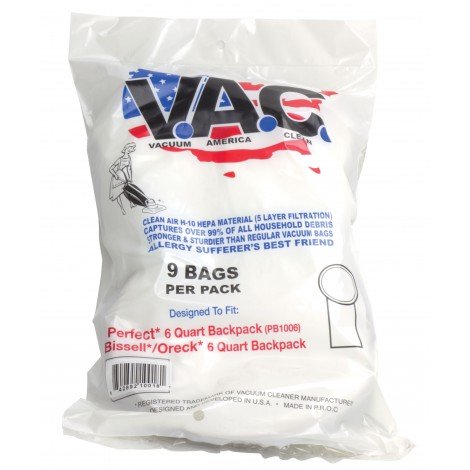 hepa-microfilter-vacuum-bags-for-back-pack-perfect-pb1006-pkg-6 1393 HEPA Vacuum Bags, White, 6/pkg (for Perfect backpack PB1006) - Image 1