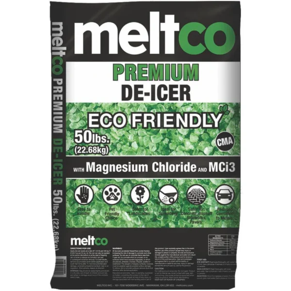 Meltco Premium De-Icer Eco Friendly, 50lbs