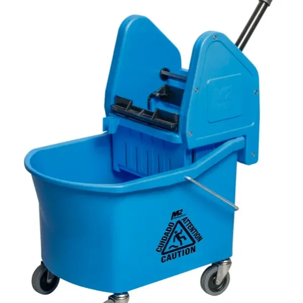 BWD33100-BL Bucket & Wringer Combo, Downpress, Blue, 30L / 32 Qt